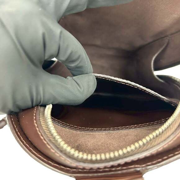 LOUIS VUITTON Authentic Brown Leather Backpack main image 4